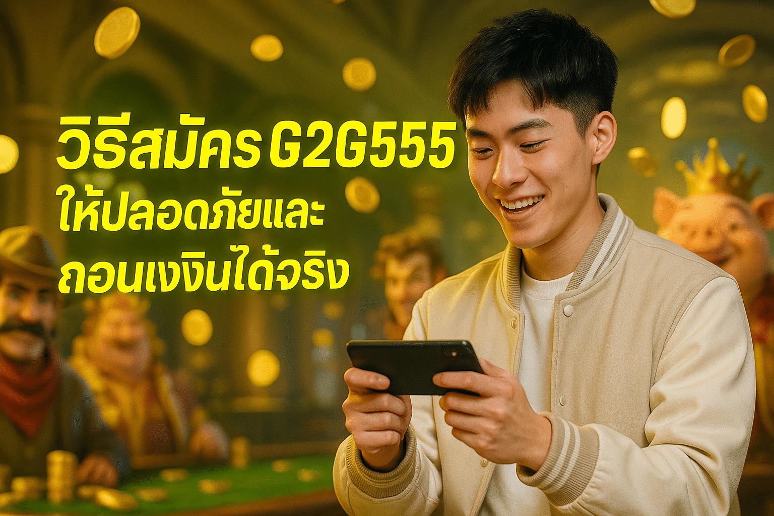 วิธีสมัคร G2G555 ให้ปลอดภัยและถอนเงินได้จริง