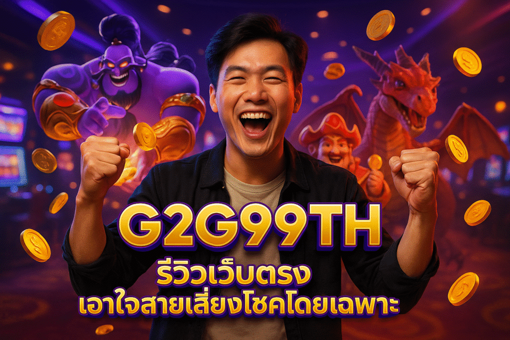 G2G99TH รีวิวเว็บตรง เอาใจสายเสี่ยงโชคโดยเฉพาะ