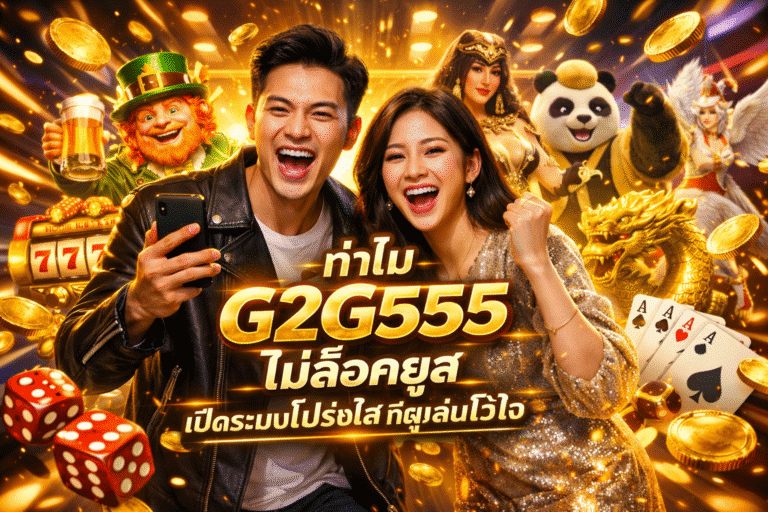 ทำไม G2G555 ไม่ล็อคยูส เปิดระบบโปร่งใสที่ผู้เล่นไว้ใจ