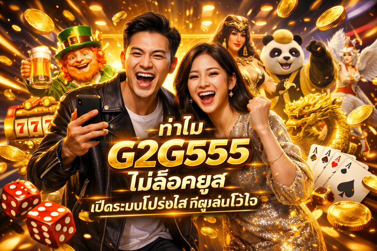 ทำไม G2G555 ไม่ล็อคยูส เปิดระบบโปร่งใสที่ผู้เล่นไว้ใจ